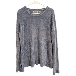 2/$15 White Stag - Blue Crewneck Sweater Soft Knit Long Sleeve Pullover Size XL